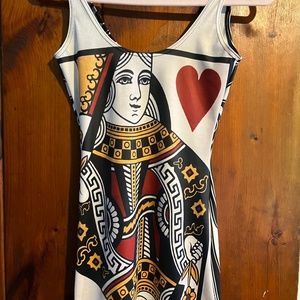 Black milk queen of hearts dress small